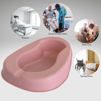 Smooth Contoured Stackable Bed Pan