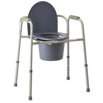 Steel Bedside Commode, Case